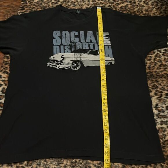 Social Distortion Band Black Distressed Highway 101 Graphic Shirt Music Rock - Picture 6 of 8